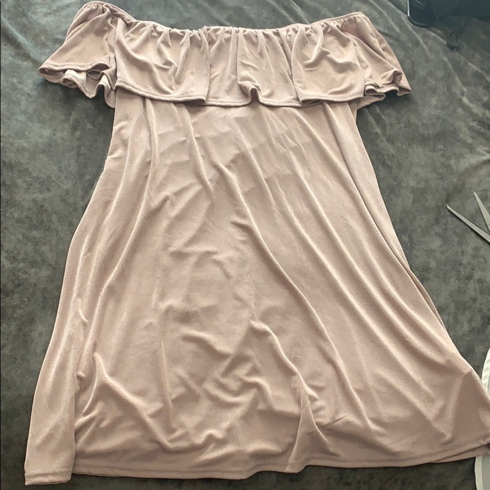 Off the shoulder dress